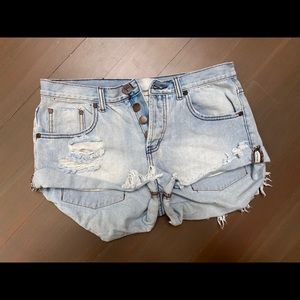 OneTeaspoon Denim Bandits Shorts